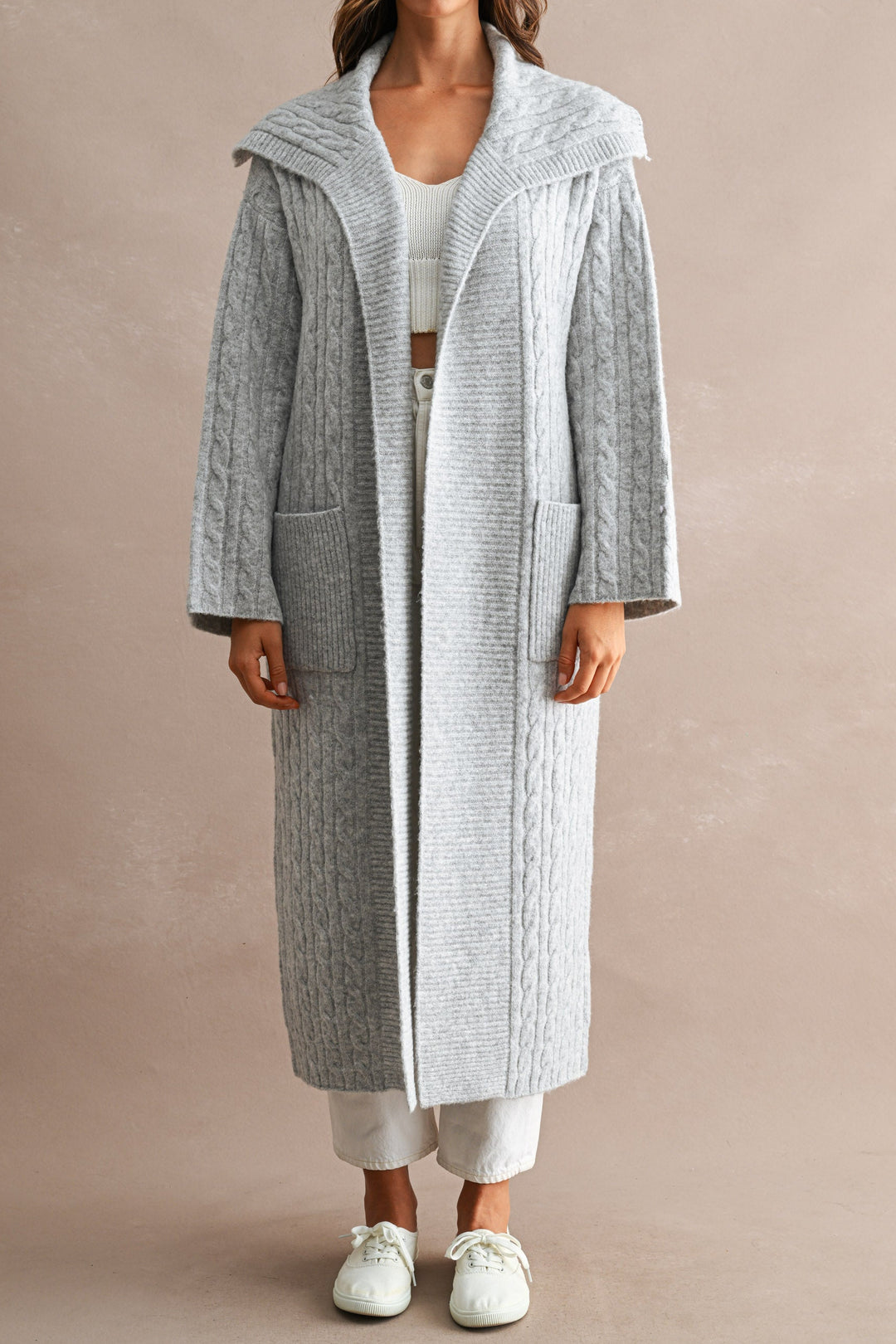 Marlowe Cable Knit Cardigan