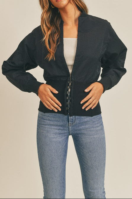 Lennox Two-Way Bomber Jacket