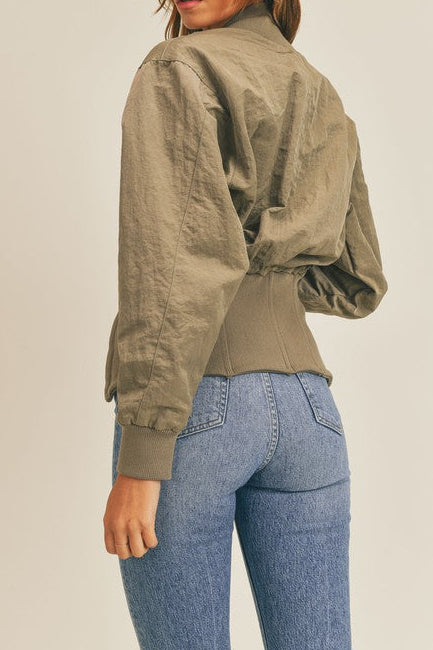 Lennox Two-Way Bomber Jacket
