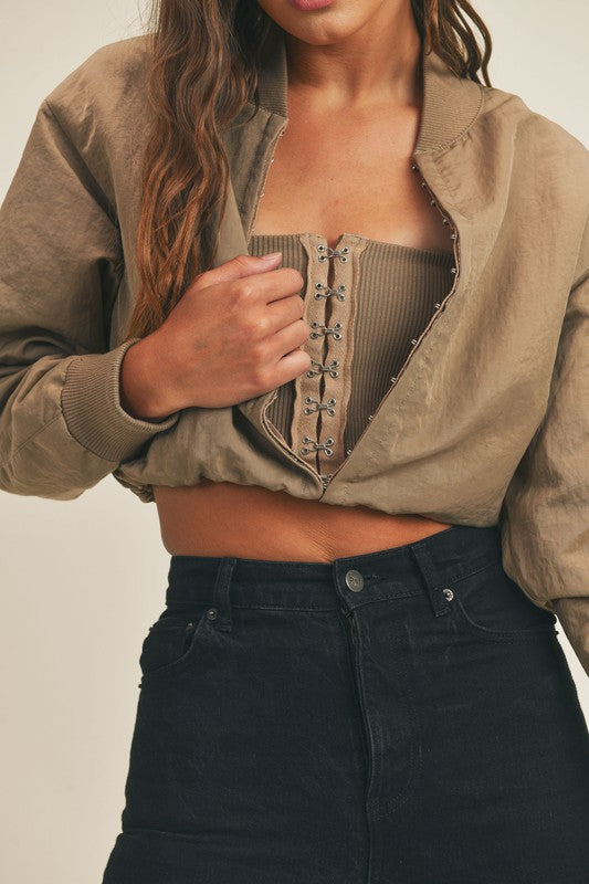 Lennox Two-Way Bomber Jacket