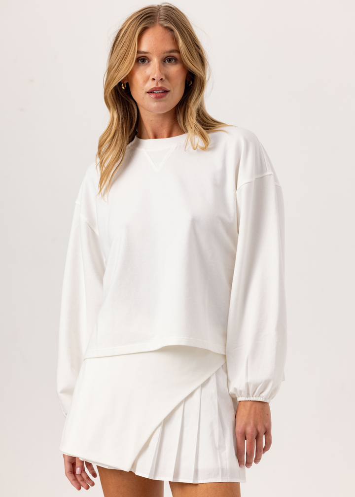 Marris Pullover & Skort Set - Coconut Milk