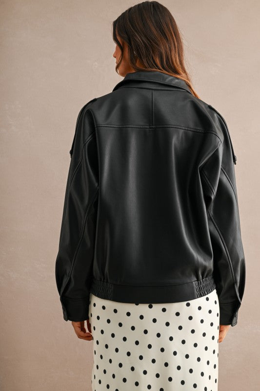 Rylan High Neck Bomber Jacket