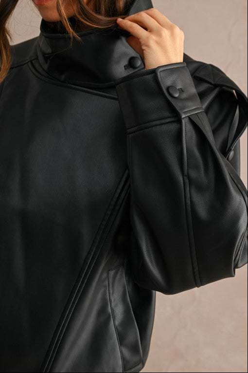 Rylan High Neck Bomber Jacket