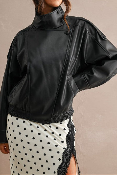 Rylan High Neck Bomber Jacket