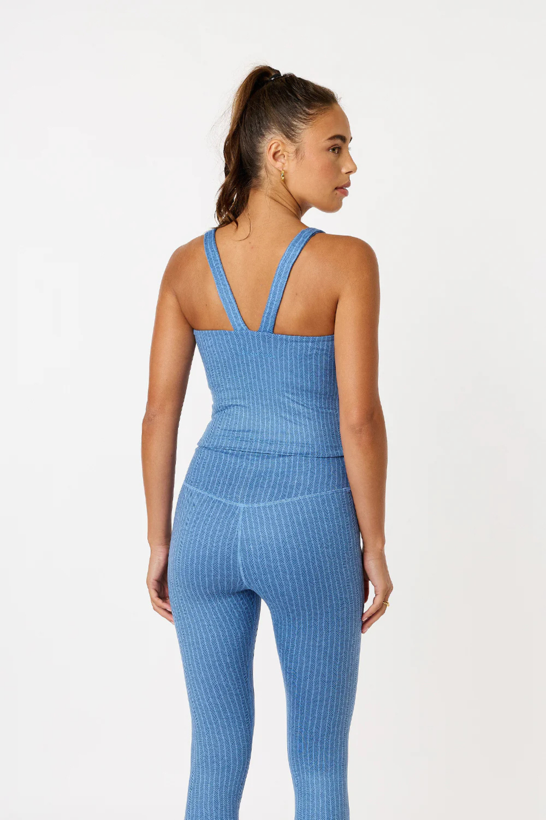 Jane Bustier Herringbone Bra Tank