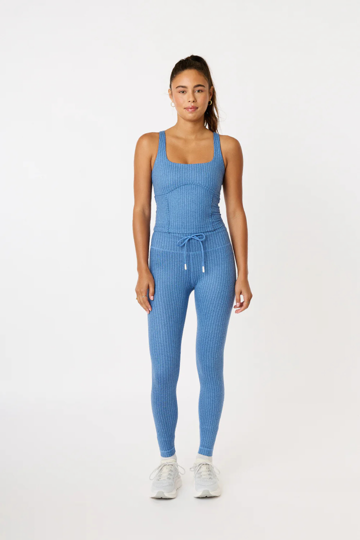 Jane Bustier Herringbone Bra Tank