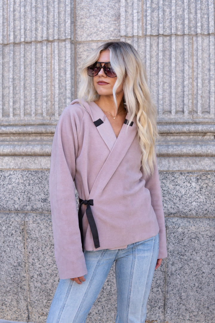 Classic Fleece Cardigan Wrap