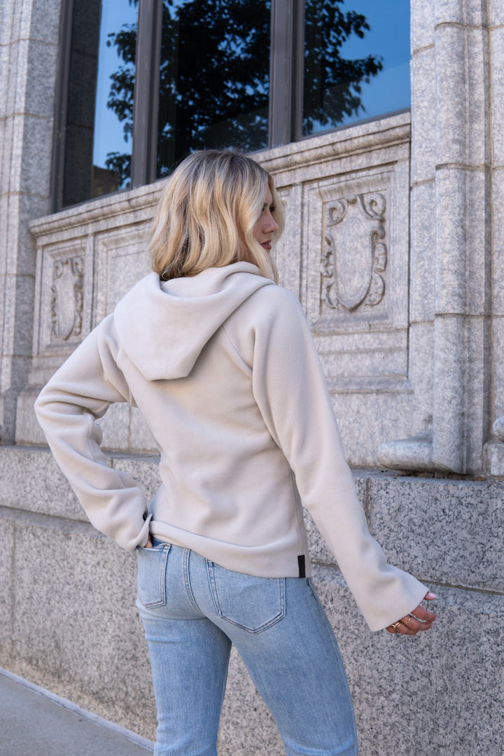 Classic Fleece Wrap Cardigan
