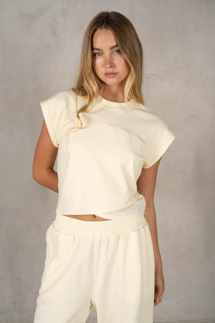 Cotton Modal Terry Sweatpants Set