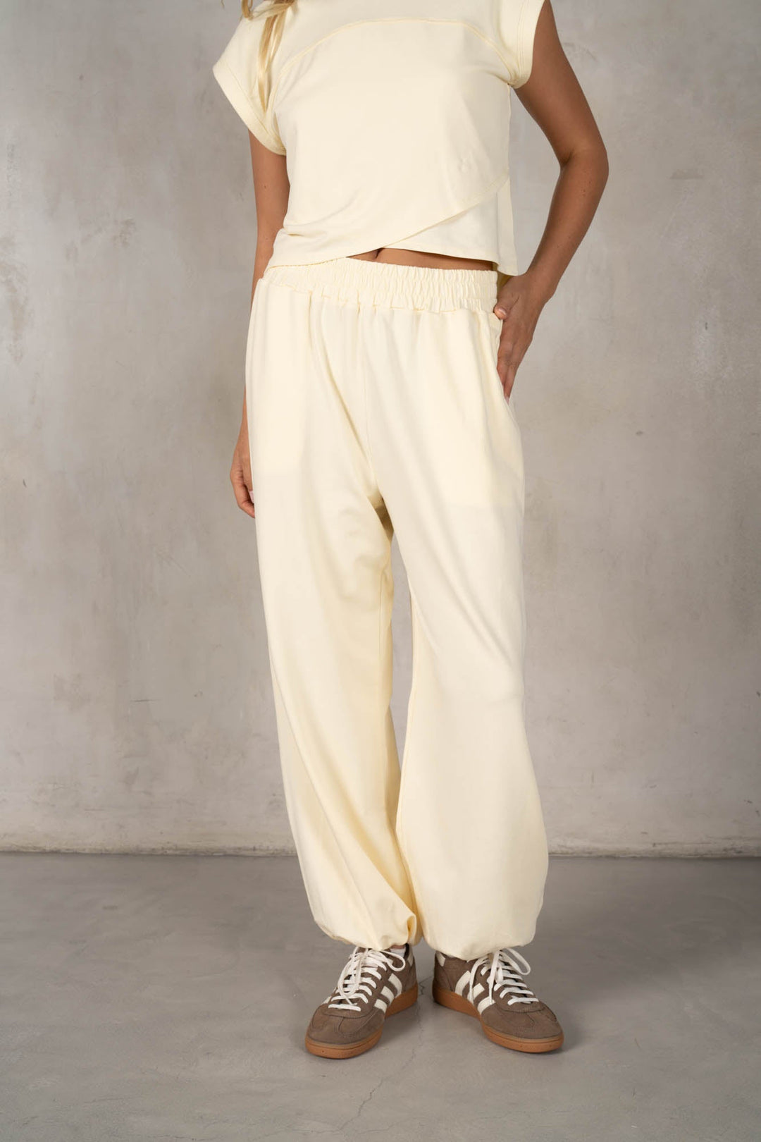 Cotton Modal Terry Sweatpants Set