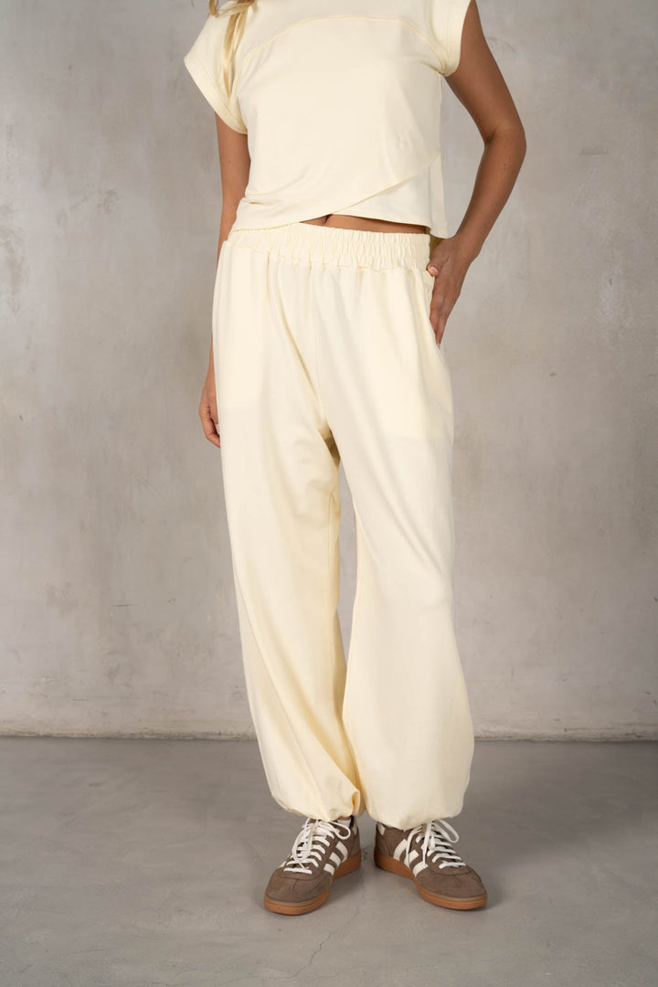 Cotton Modal Terry Sweatpants Set