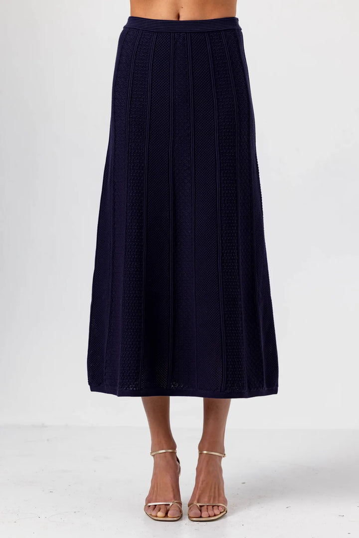 Adrine Cardigan &amp; Skirt Set