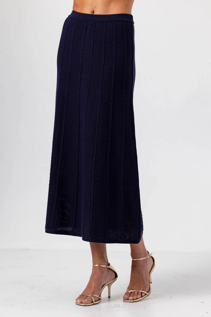Adrine Cardigan &amp; Skirt Set