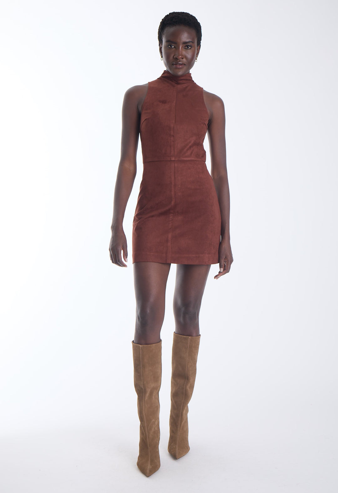 Kai Vegan Suede Mini Dress