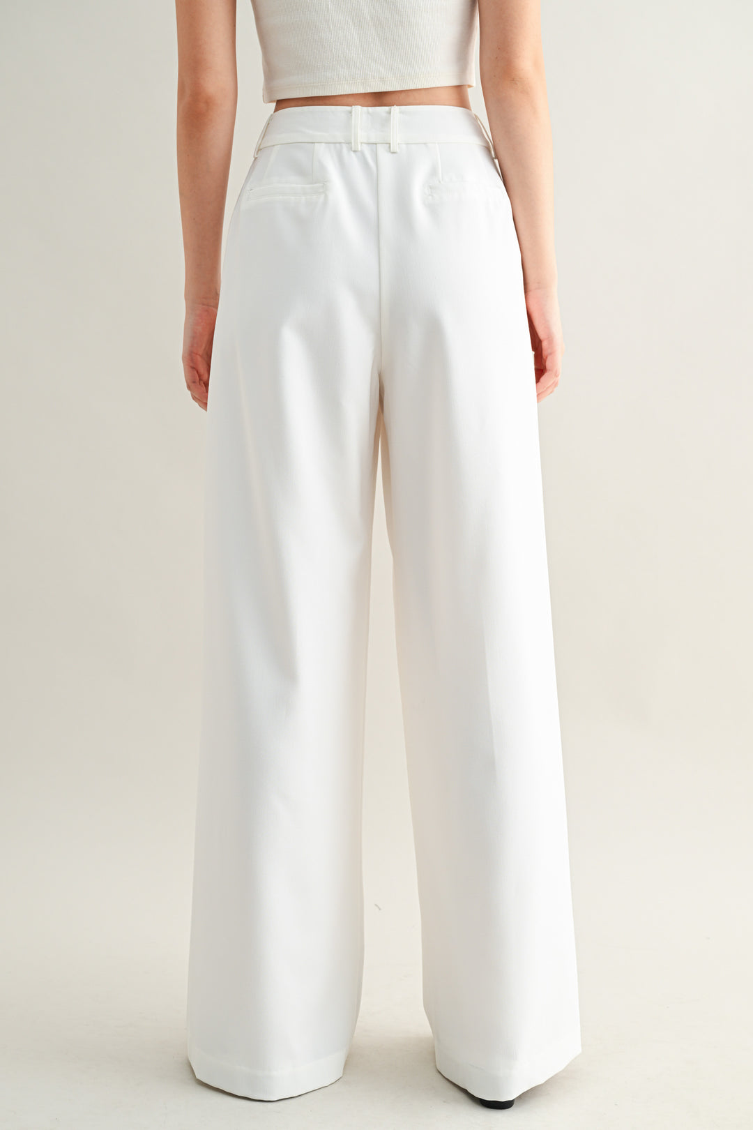 Mid-Rise Suit Pants