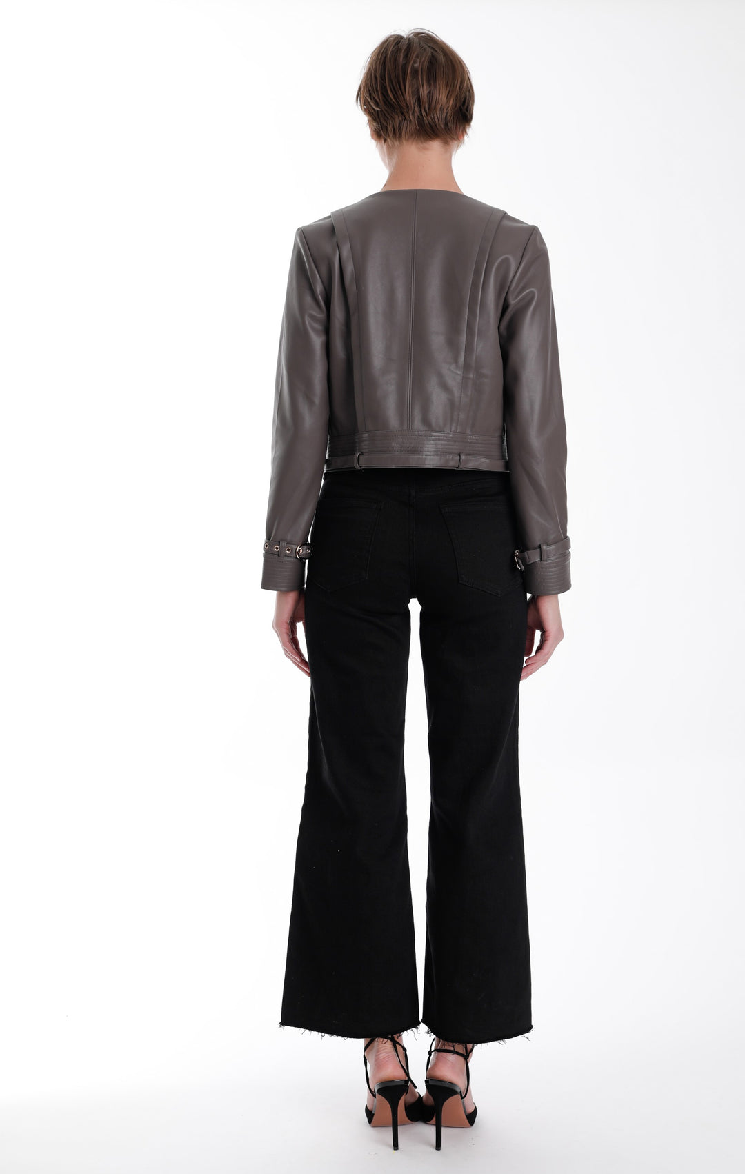 Natalie Vegan Leather Jacket