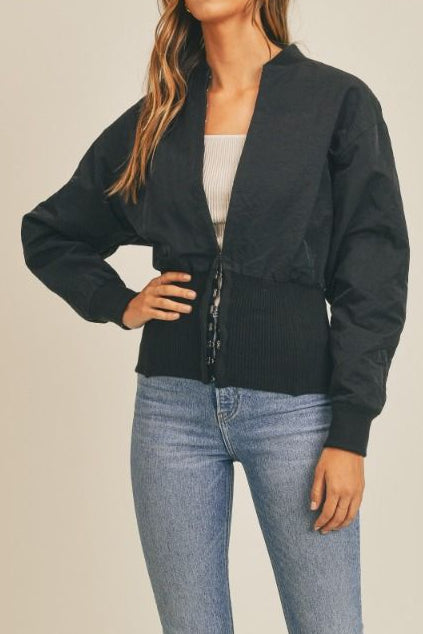 Lennox Two-Way Bomber Jacket