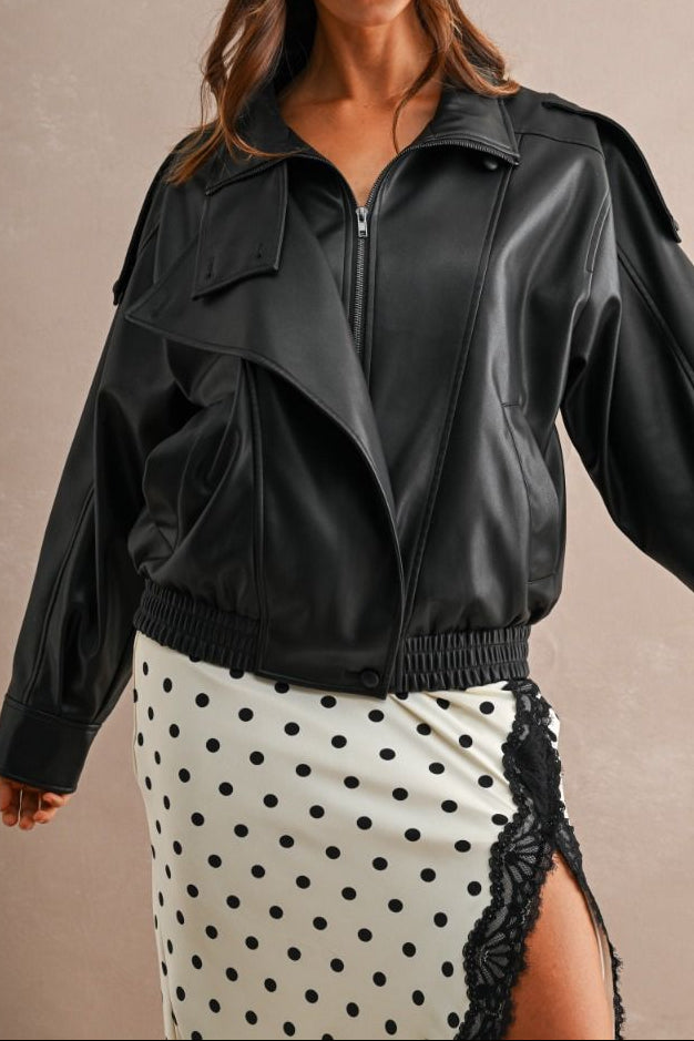 Rylan High Neck Bomber Jacket