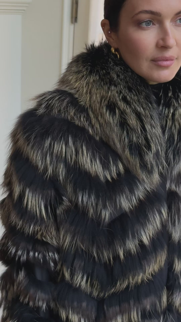 Khatwalk Silk to Fox Reversible Bomber Jacket