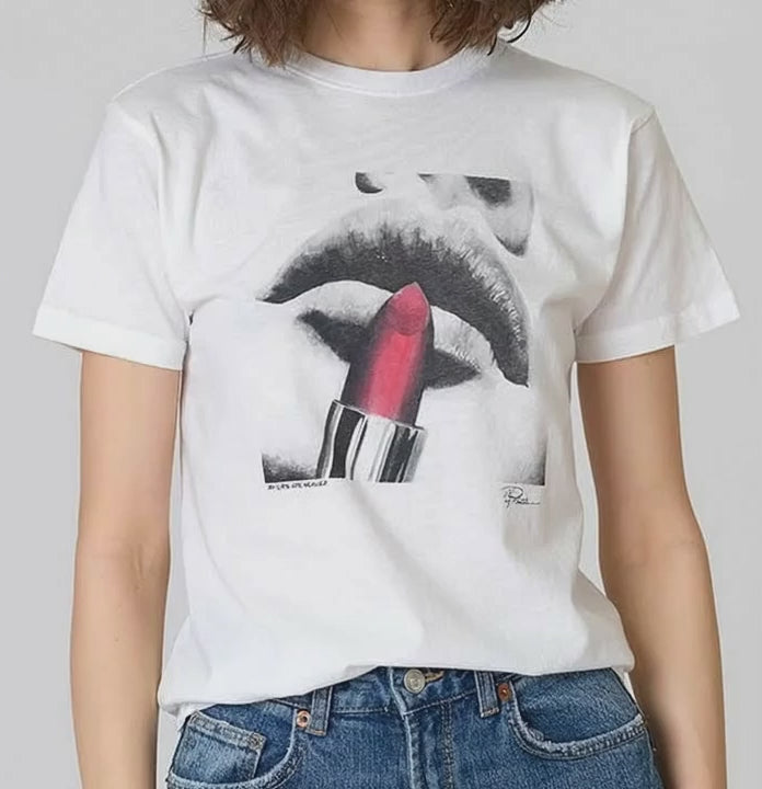 My Lips Are Sealed Mushie Tee