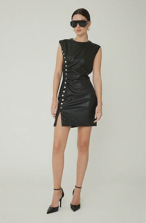 Robin Vegan Leather Dress
