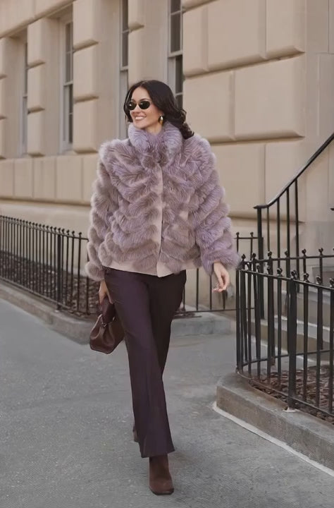 Khatwalk Silk to Fur Reversible Jacket