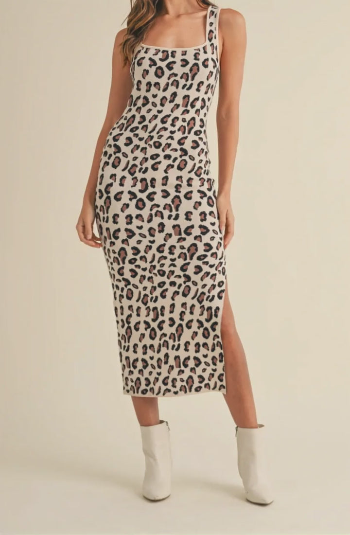 Libby Leopard Dress