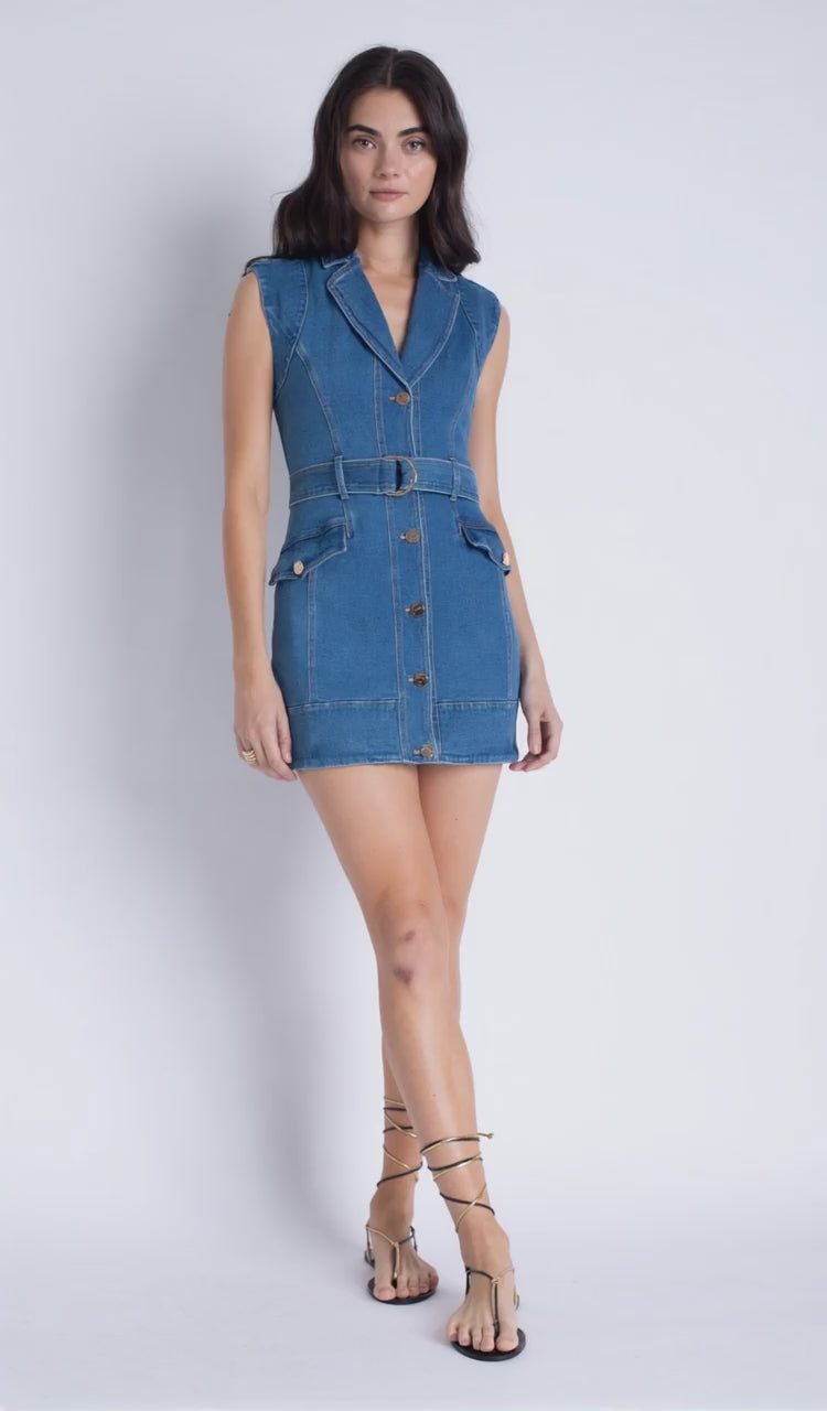 Selena Denim Mini Dress