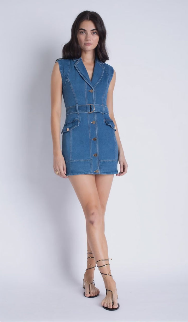 Selena Denim Mini Dress